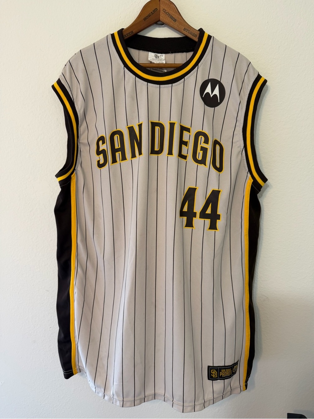 Joe Musgrove Padres #44 Sleeveless Jersey XL Petco Park Patch